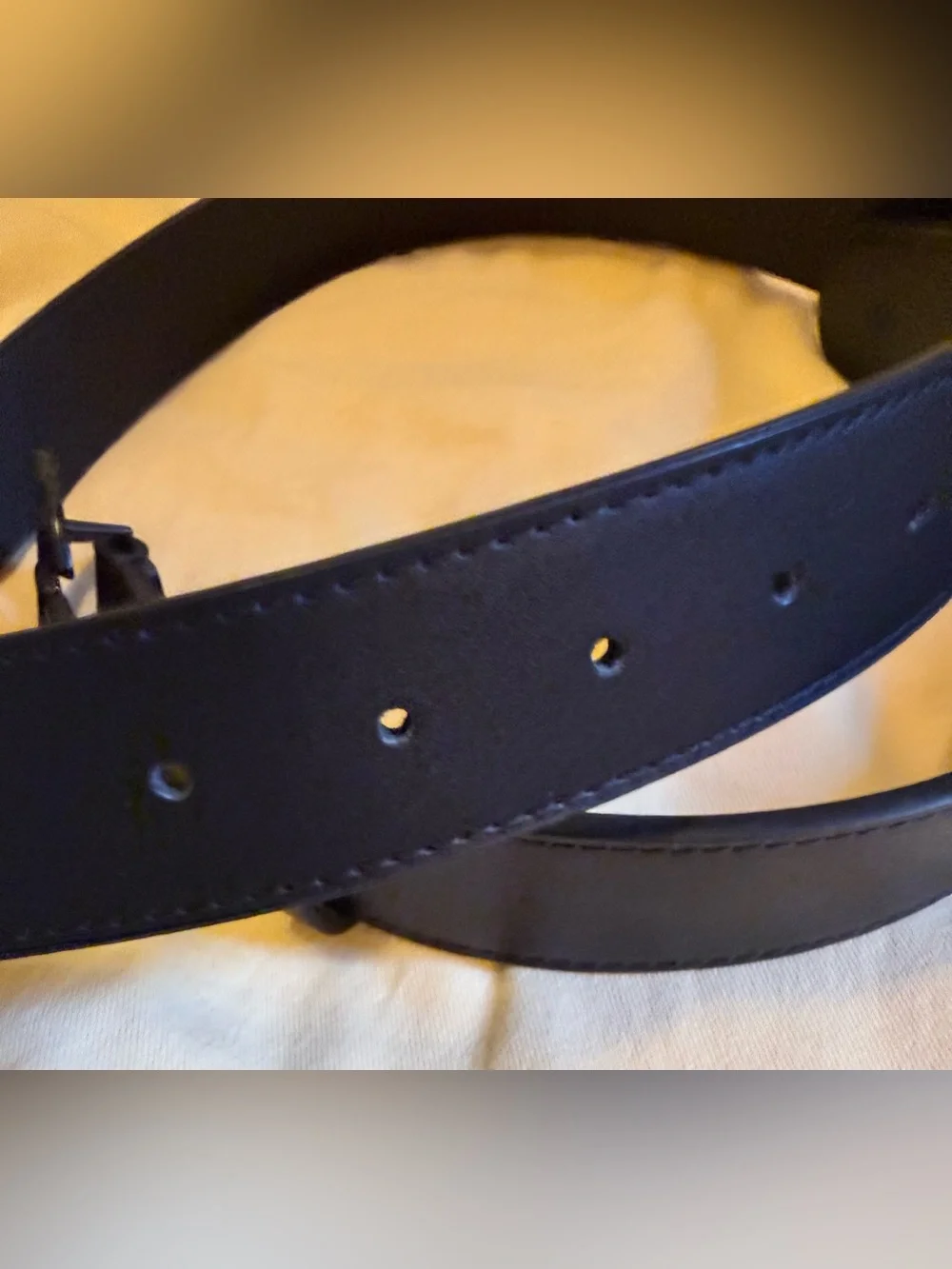 Gucci GG Marmont Leather Belt | Black/Black | Men’s Size 40 | Women’s Size 20